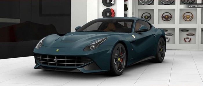 Ferrari F12 Berlinetta có đến 18 loại màu khác nhau